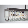 Crystorama Alister 49.75'' Linear Chandelier in Charcoal Bronze - Additional View