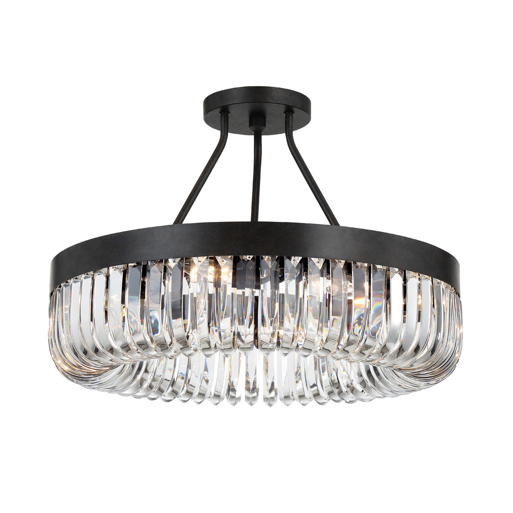 ALI-B2008-CZ_CEILING Alister 8 Light Semi Flush Mount | Main Image