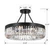 ALI-B2008-CZ_CEILING Alister 8 Light Semi Flush Mount | Dimensions Image