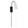 Crystorama Alexa 5'' Task Sconce in Matte Black - Additional View