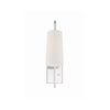 Crystorama Alexa 5'' Task Sconce in Polished Nickel - Additional View