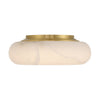 Crystorama Acme 16'' Integrated LED Flush Mount in Aged Brass - Additional View