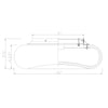 Crystorama Acme 16'' Integrated LED Flush Mount - Product Dimensions
