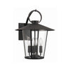 Crystorama Andover 14'' Outdoor Sconce in Matte Black - Additional View