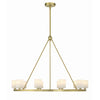 Crystorama Aragon 34.75'' LED Chandelier in Soft Brass - Additional View