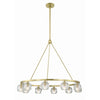 Crystorama Aragon 36'' LED Chandelier in Soft Brass - Additional View