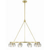 Crystorama Aragon 36'' LED Chandelier in Soft Brass - Additional View