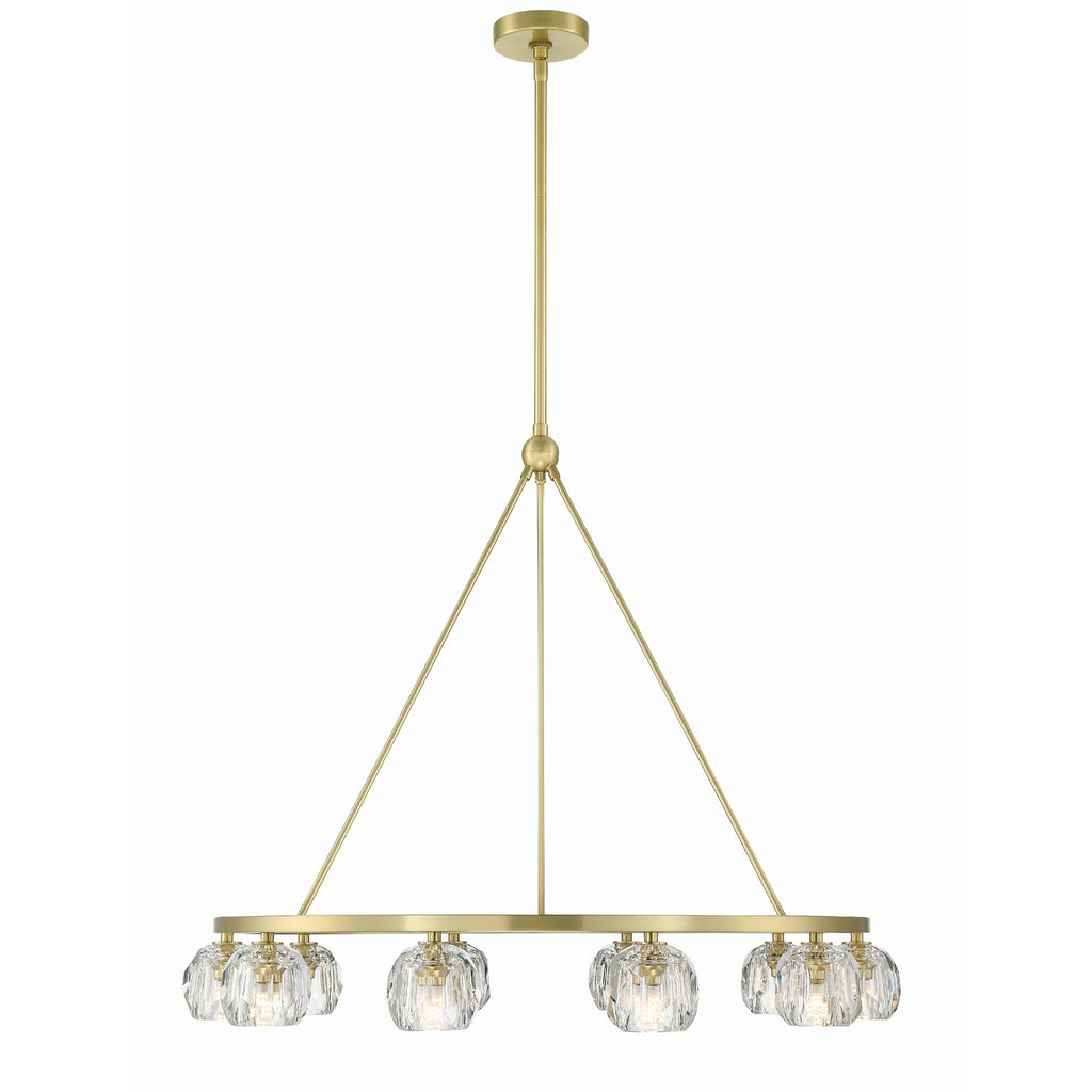 Crystorama Aragon 36'' LED Chandelier in Soft Brass - Additional View