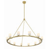 Crystorama Aragon 46.75'' LED Chandelier in Soft Brass - Additional View