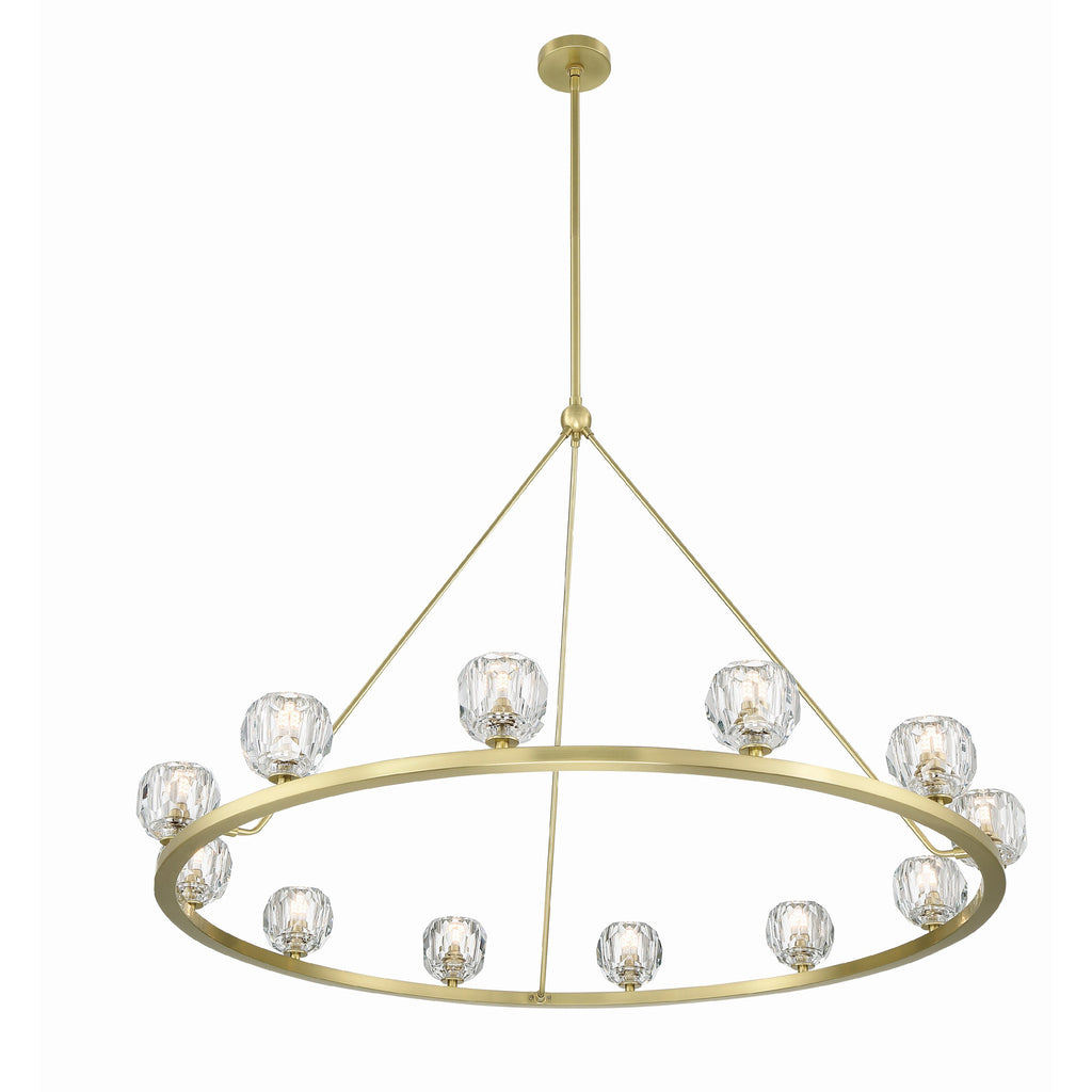 Crystorama Aragon 48'' LED Chandelier in Soft Brass - Additional View