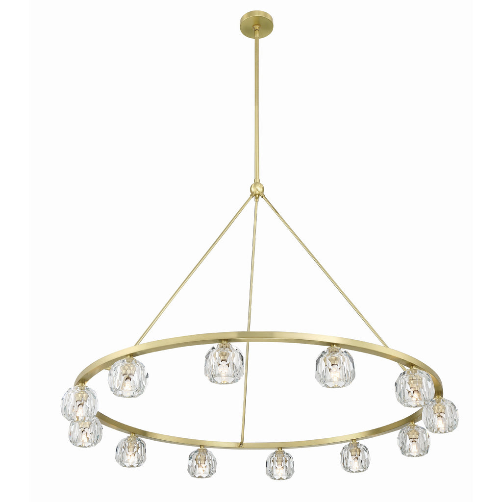 Crystorama Aragon 48'' LED Chandelier in Soft Brass - Additional View