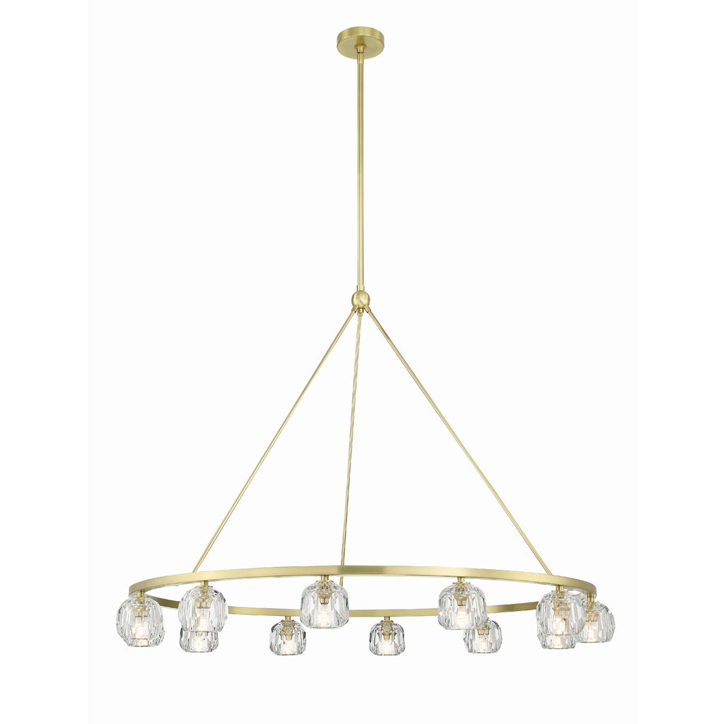Crystorama Aragon 48'' LED Chandelier in Soft Brass - Additional View
