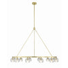Crystorama Aragon 48'' LED Chandelier in Soft Brass - Additional View