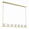 Crystorama Aragon 56'' LED Linear Chandelier in Soft Brass - Additional View