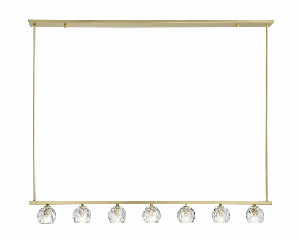 ARA-10267-SB Aragon 56'' LED Linear Chandelier | Alternate Image