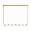 Crystorama Aragon 56'' LED Linear Chandelier in Soft Brass - Additional View