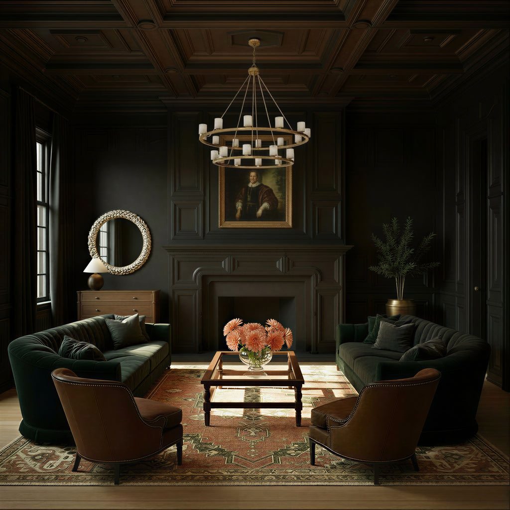 ARA-10268-SB-ST Aragon 46.75'' LED Chandelier | Lifestyle Image