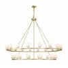 Crystorama Aragon 58.75'' LED Chandelier in Soft Brass - Additional View