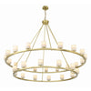 Crystorama Aragon 58.75'' LED Chandelier in Soft Brass - Additional View