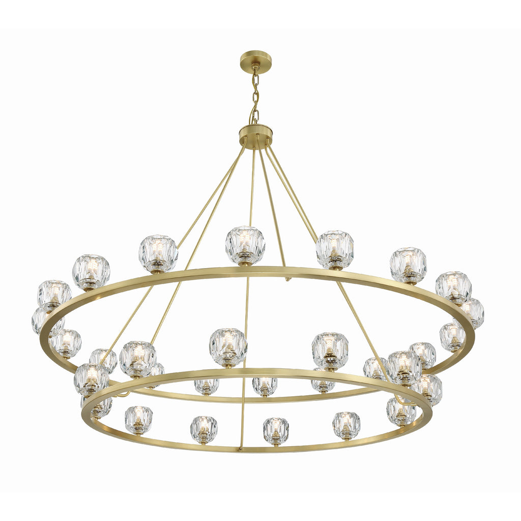Crystorama Aragon 60'' LED Chandelier in Soft Brass - Additional View