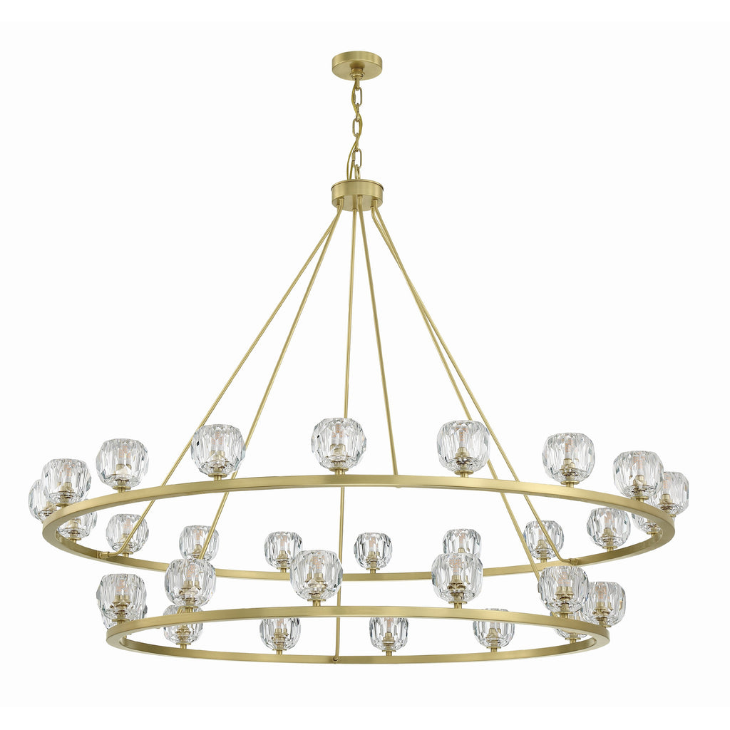 Crystorama Aragon 60'' LED Chandelier in Soft Brass - Additional View