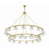Crystorama Aragon 60'' LED Chandelier in Soft Brass - Additional View