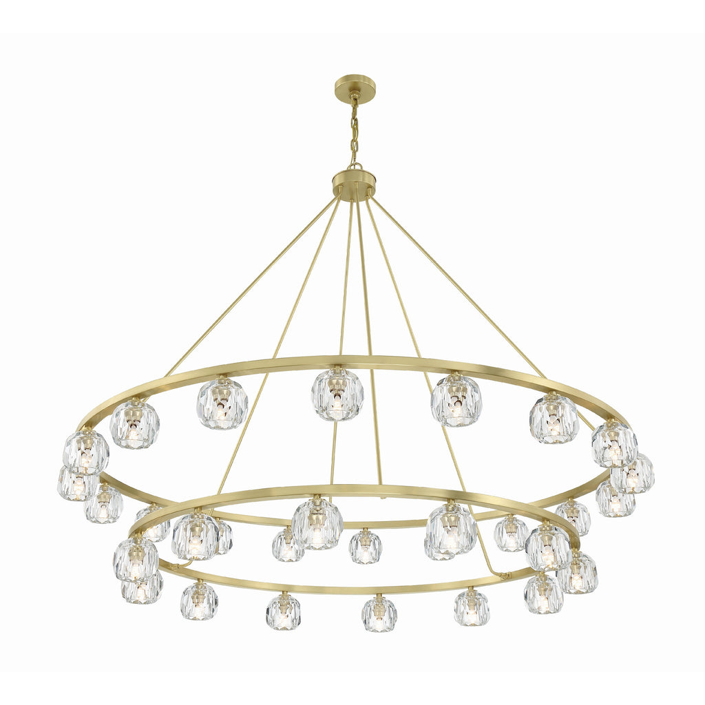 Crystorama Aragon 60'' LED Chandelier in Soft Brass - Additional View