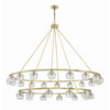 Crystorama Aragon 60'' LED Chandelier in Soft Brass - Additional View