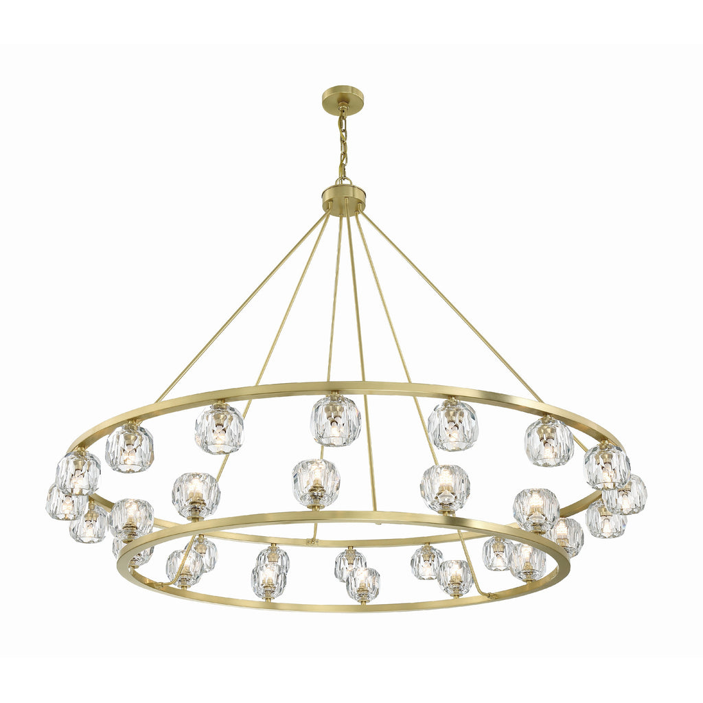 Crystorama Aragon 60'' LED Chandelier in Soft Brass - Additional View