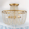 ARC-1900-GA-CL-MWP Arcadia 3 Light Semi Flush | Lifestyle Image