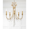 Crystorama Arcadia 23.5'' Chandelier in Antique Gold - Lifestyle View