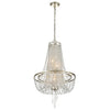 Crystorama Arcadia 18'' Chandelier in Antique Silver - Additional View