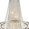 Crystorama-OPEN-BOX Arcadia 4 Light Chandelier in Antique Silver - Additional View