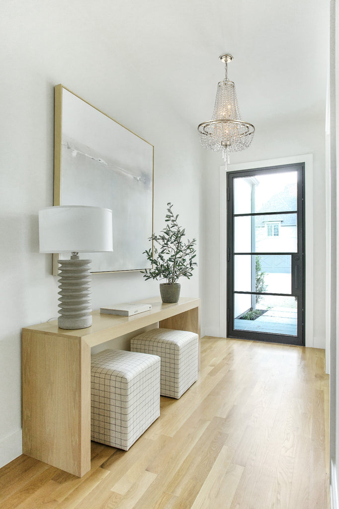 ARC-1907-SA-CL-MWP_ULN Arcadia 4 Light Chandelier | Lifestyle Image