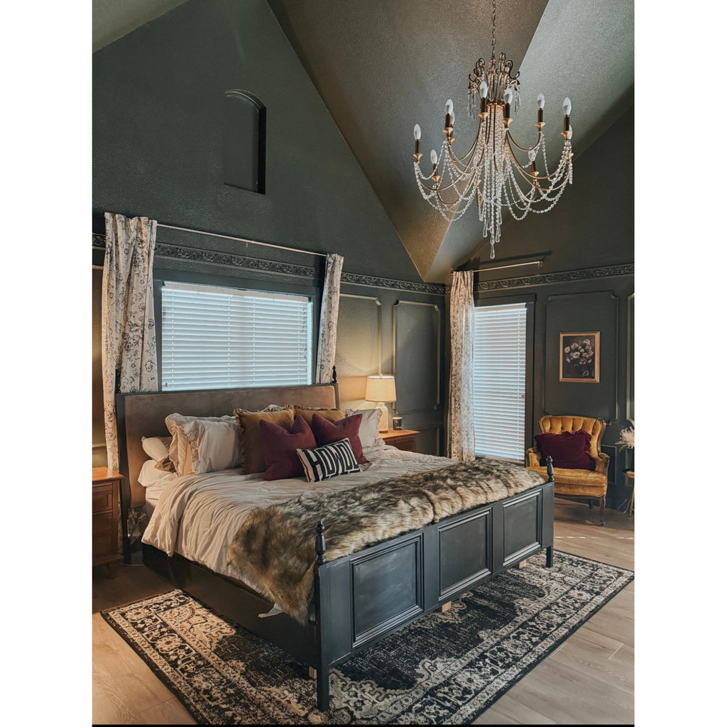 Crystorama Arcadia 26.75'' Chandelier in Antique Gold - Lifestyle View