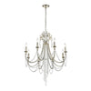 Crystorama Arcadia 26.75'' Chandelier in Antique Silver - Additional View