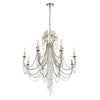 Crystorama Arcadia 32.5'' Chandelier in Antique Silver - Additional View