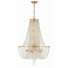 Crystorama Arcadia 24'' Chandelier in Antique Gold - Additional View