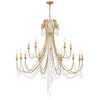 ARC-1919-GA-CL-MWP Arcadia 15 Light Chandelier | Main Image