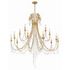 Crystorama Arcadia 46.25'' Chandelier in Antique Gold - Additional View