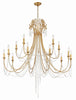 ARC-1919-GA-CL-MWP Arcadia 15 Light Chandelier | Alternate Image