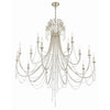 Crystorama Arcadia 46.25'' Chandelier in Antique Silver - Additional View