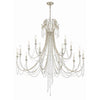 Crystorama Arcadia 46.25'' Chandelier in Antique Silver - Additional View