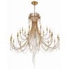 Crystorama Arcadia 61'' Chandelier in Antique Gold - Additional View