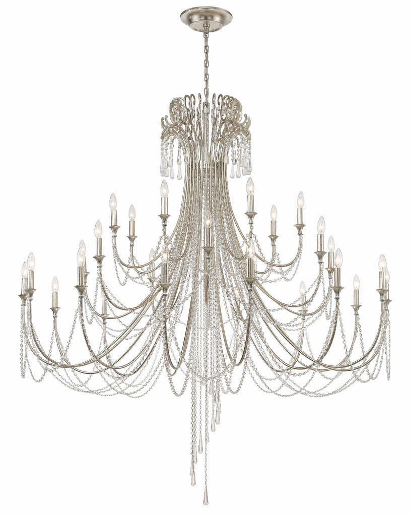 ARC-1929-SA-CL-MWP Arcadia 28 Light Chandelier | Main Image