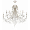 Crystorama Arcadia 61'' Chandelier in Antique Silver - Additional View