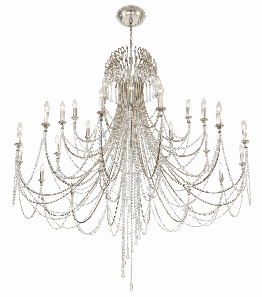 ARC-1929-SA-CL-MWP Arcadia 28 Light Chandelier | Alternate Image