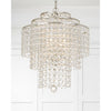 Crystorama Arielle 18'' Chandelier in Antique Silver - Lifestyle View