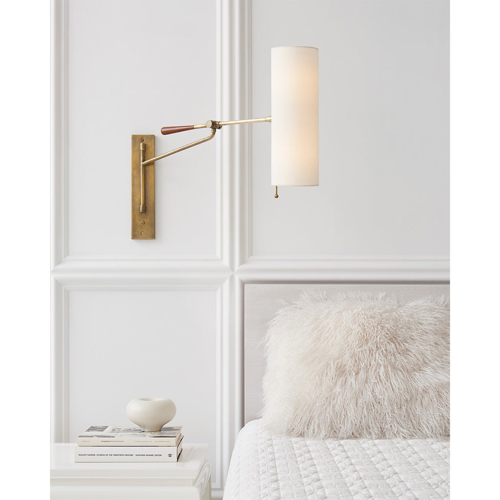 ARN2002HABL AERIN Frankfort 2 Light Swing Arm | Lifestyle Image