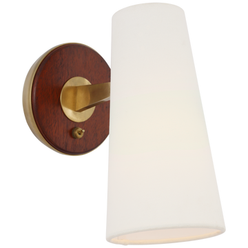 Hand-Rubbed Antique Brass and Mahogany